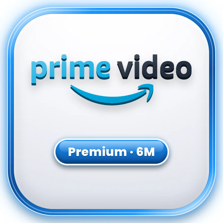 شعار Amazon Prime Video — 6 أشهر