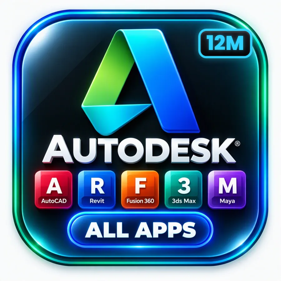 شعار Autodesk — ترخيص سنة كاملة