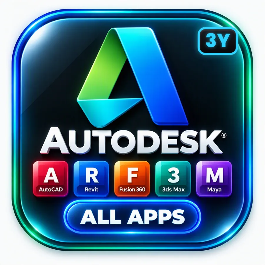 شعار Autodesk Admin — لوحة 3000 دعوة (3 سنوات)