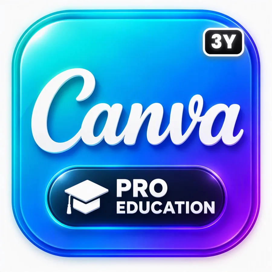 شعار Canva Pro التعليمي — لوحة 500 مستخدم