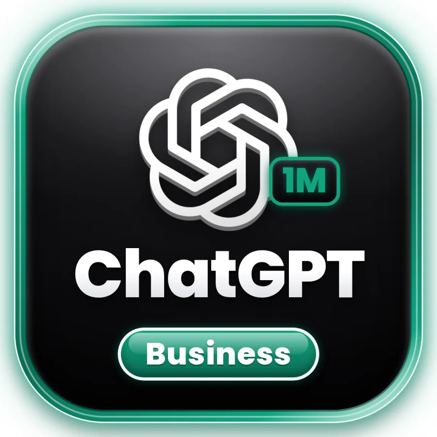 شعار ChatGPT Business — شهر (دعوة على إيميلك)