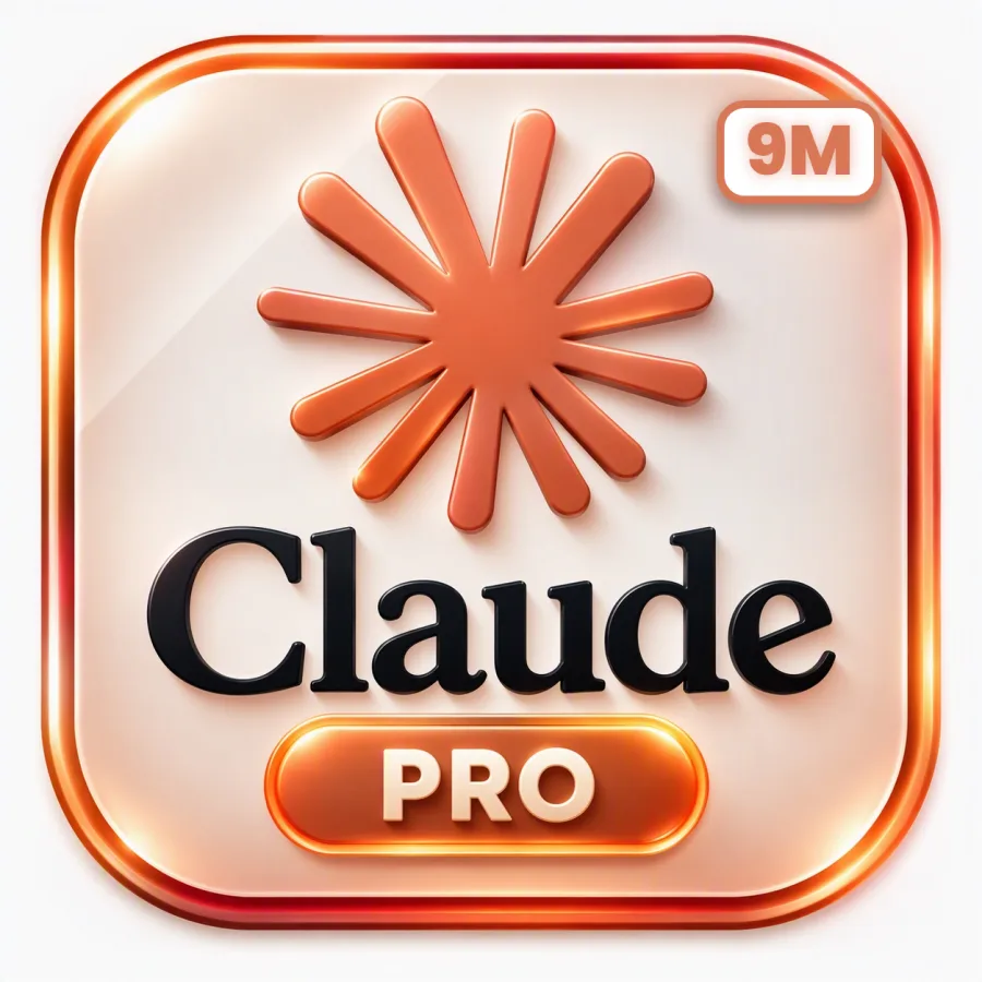 شعار Claude Pro — 9 أشهر