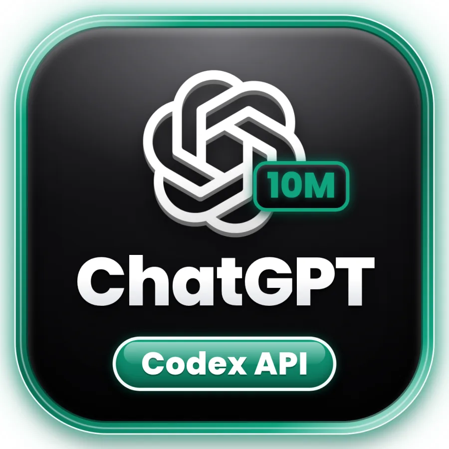 شعار Codex API — 10 مليون توكن (يوم)