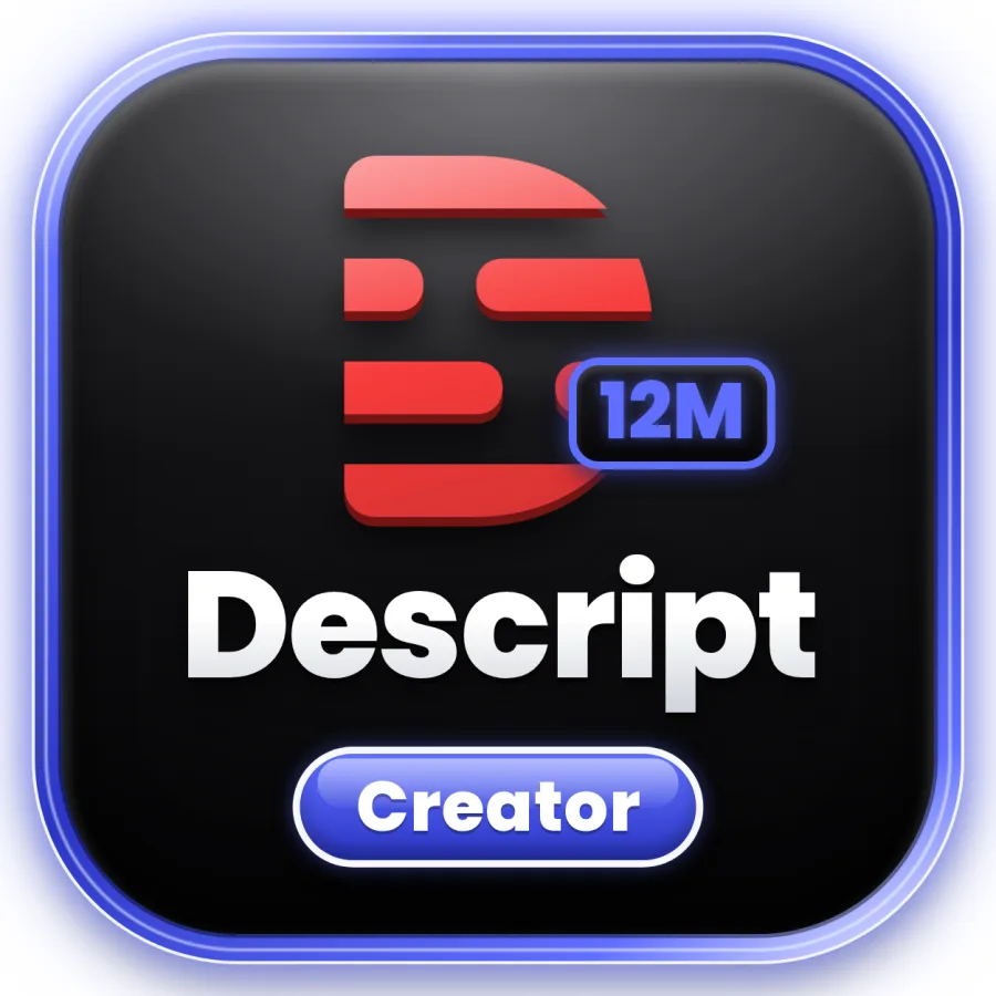 شعار Descript Creator — سنة