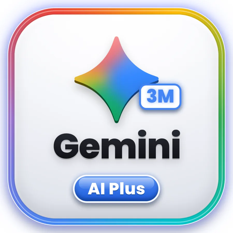 شعار Google AI Plus — 3 أشهر