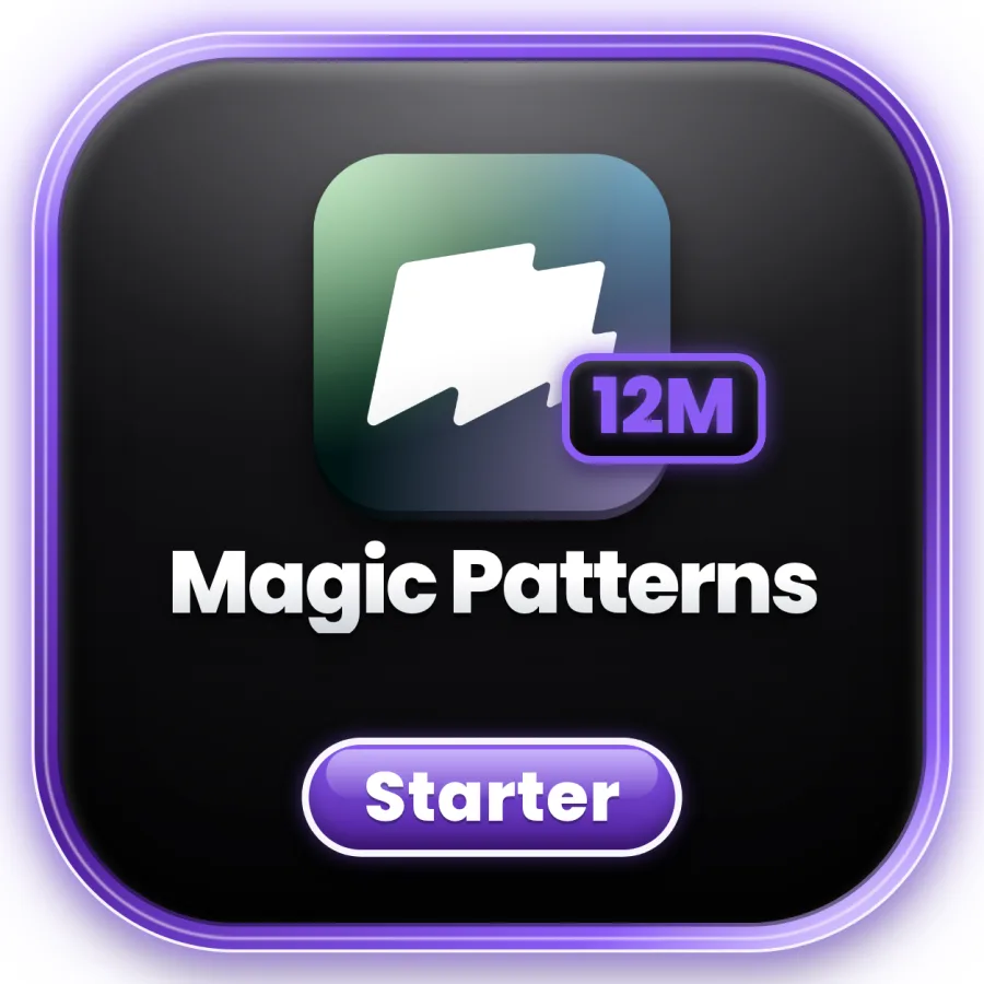 شعار Magic Patterns Starter — سنة