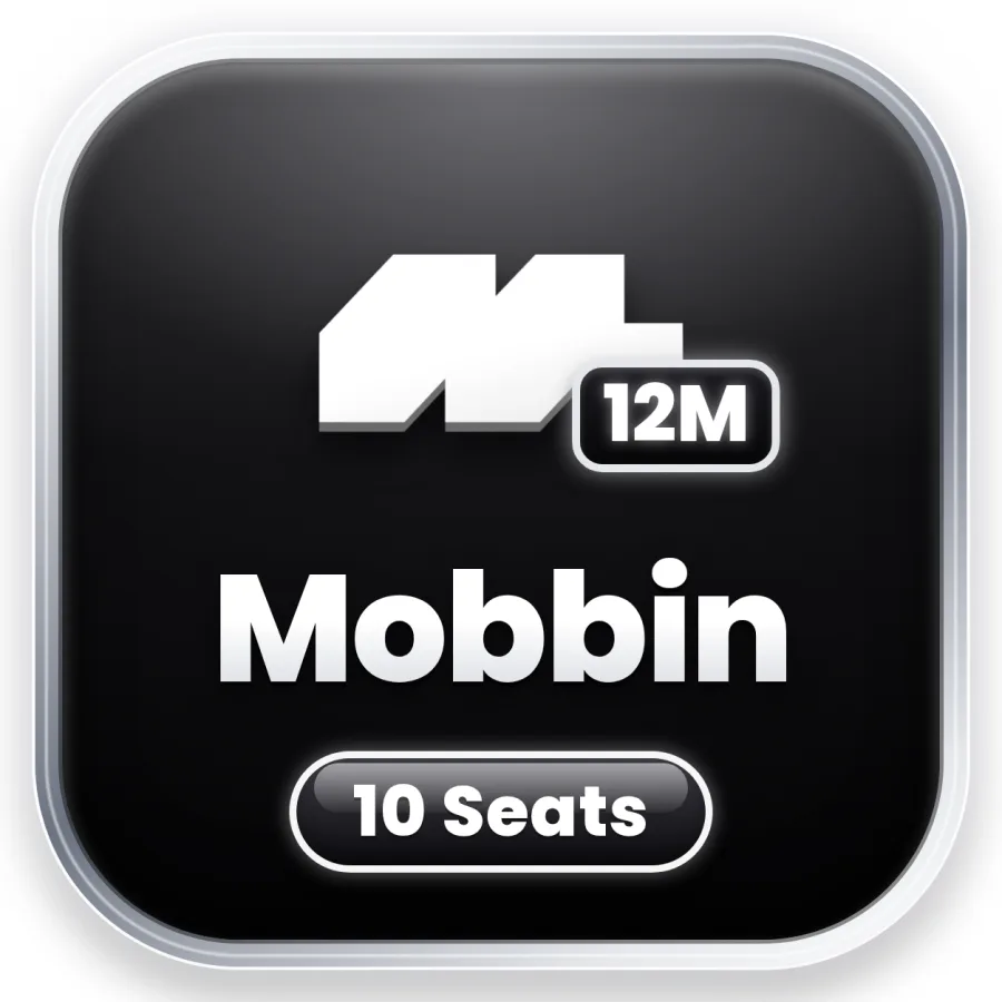 شعار Mobbin — 10 مقاعد سنة
