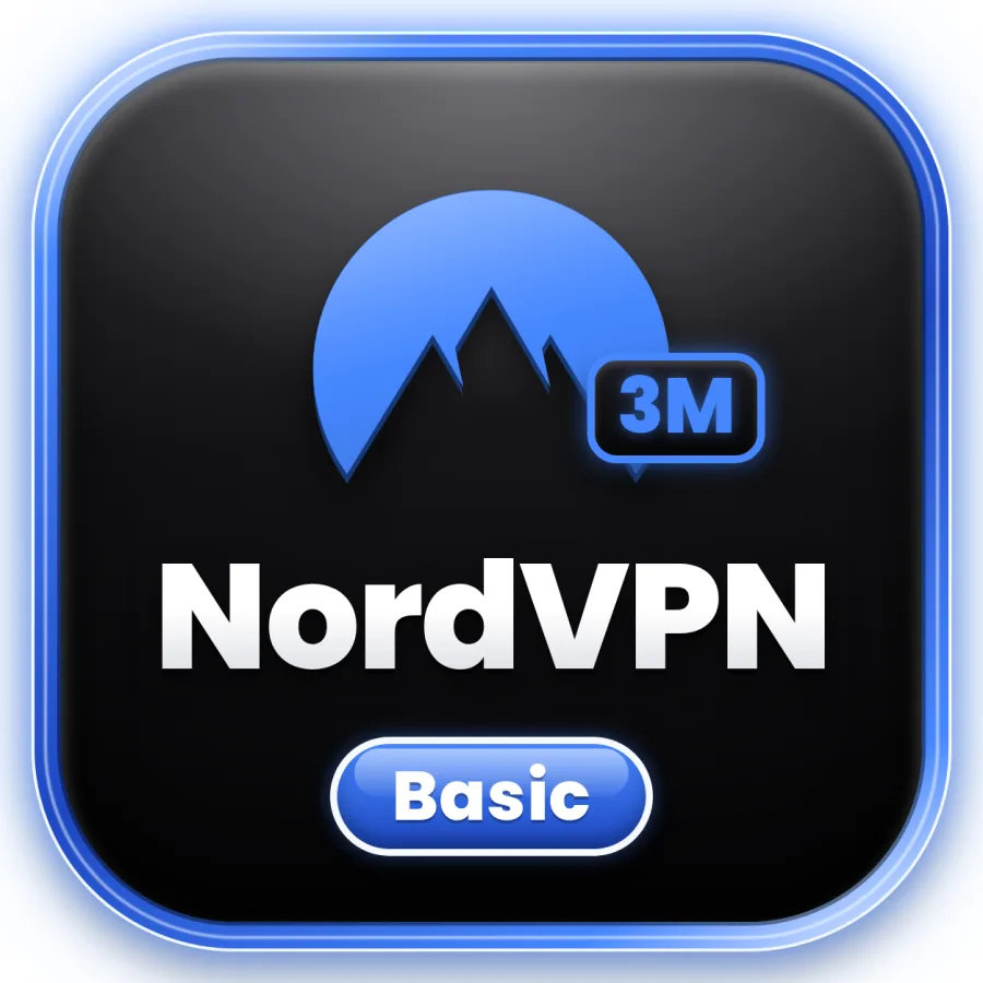 شعار NordVPN — 3 أشهر