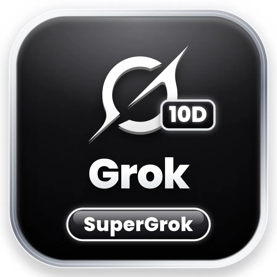 شعار SuperGrok — 10 أيام